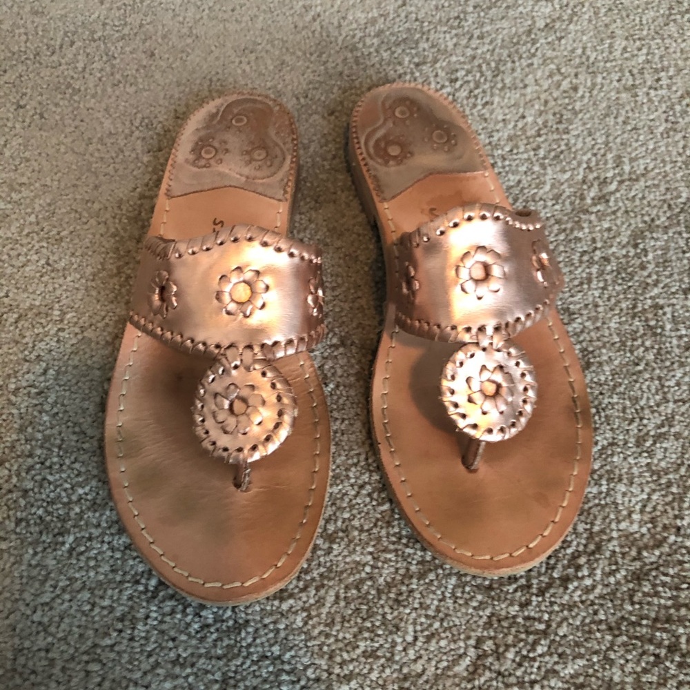 Jack Rogers Rose Gold sandals